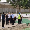 市相關領導蒞臨伸達集團負責施工的工業(yè)五路排水新建工程現場