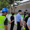 市相關領導蒞臨伸達集團負責施工的工業(yè)五路排水新建工程現場